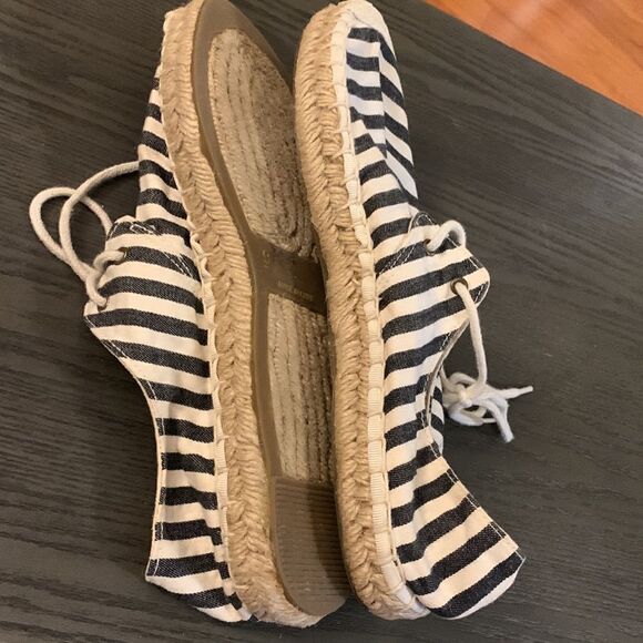 J.Crew Espadriles size 9 cloth upper. Worn once - Picture 5 of 8